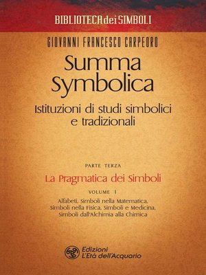 cover image of Summa Symbolica--Parte terza (Volume 1)